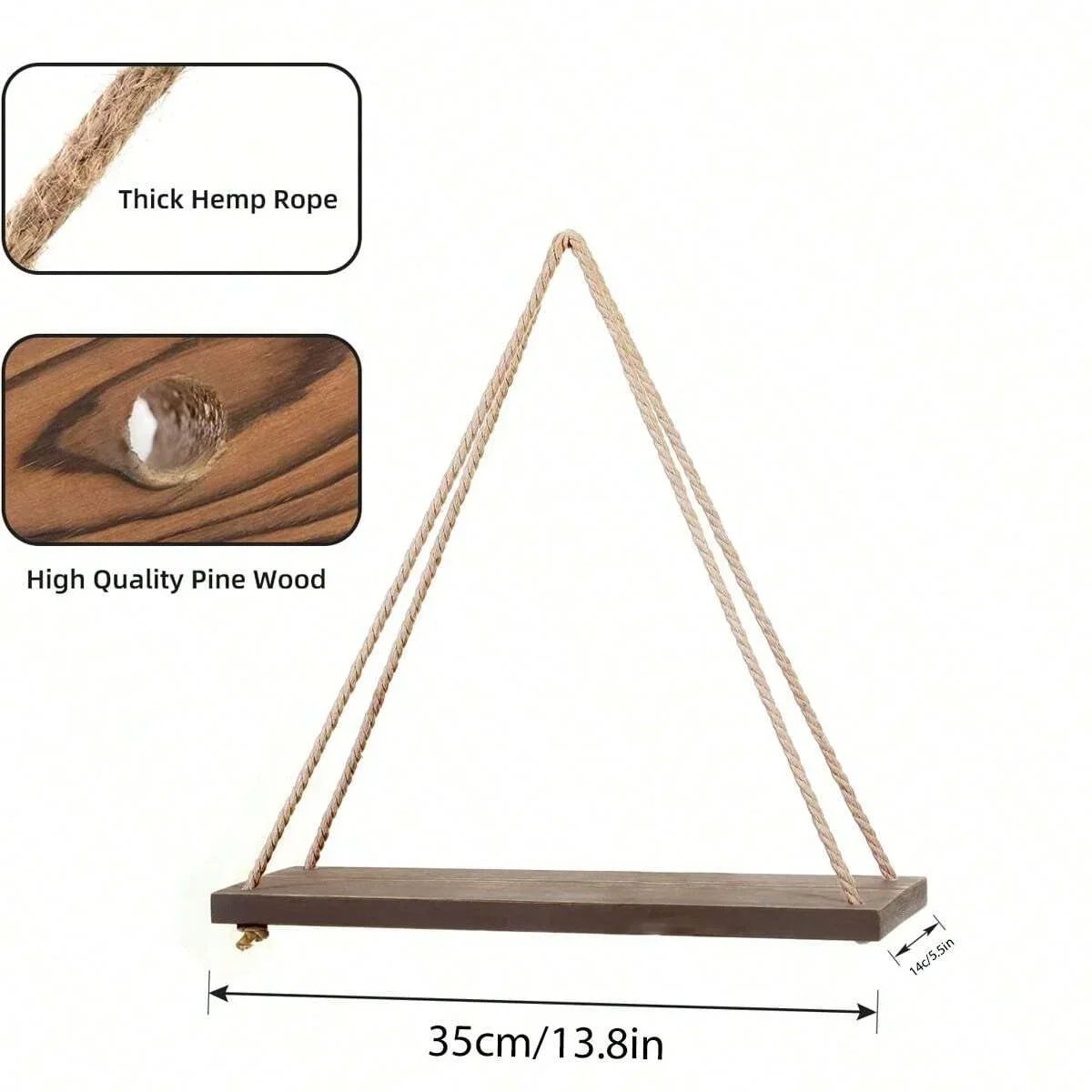 Wooden Swing Shelf