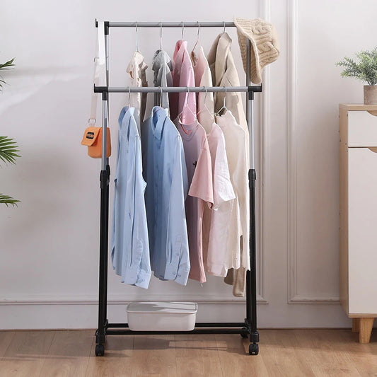 Minimalistic clothes rack