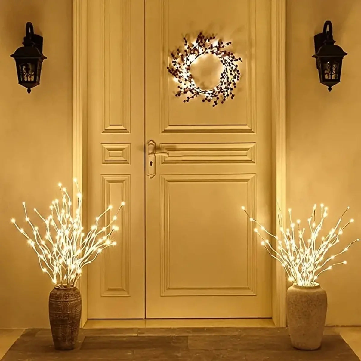 White Birch Branch LED Lights