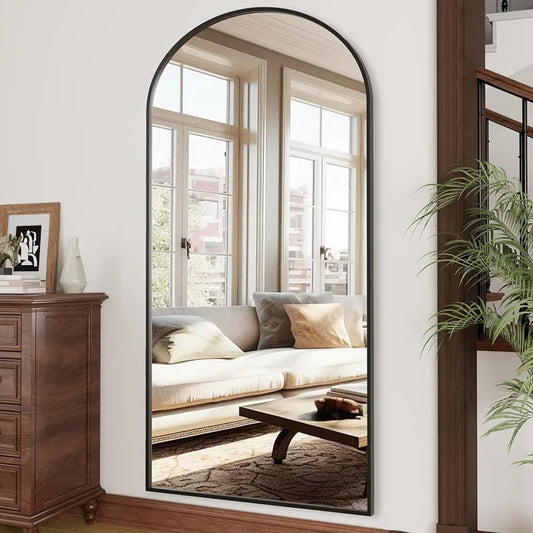 Arched Elegance Full-Length Mirror 76"x34"
