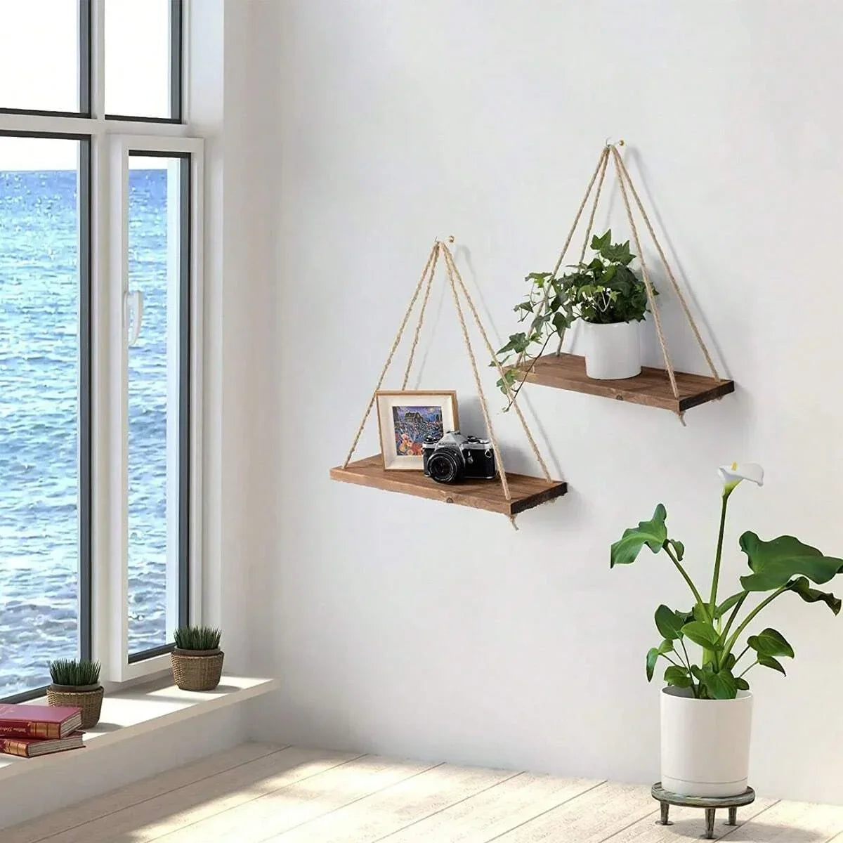 Wooden Swing Shelf