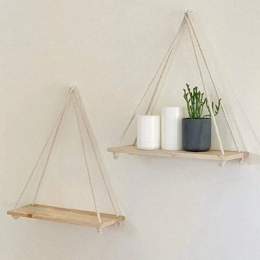 Wooden Swing Shelf