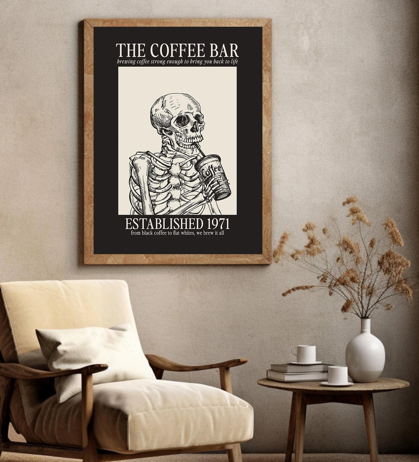 Brew-tiful Walls – Minimalist Coffee Art